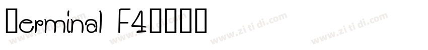 Terminal F4字体转换